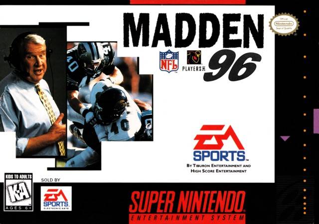 The coverart image of Madden NFL '96 