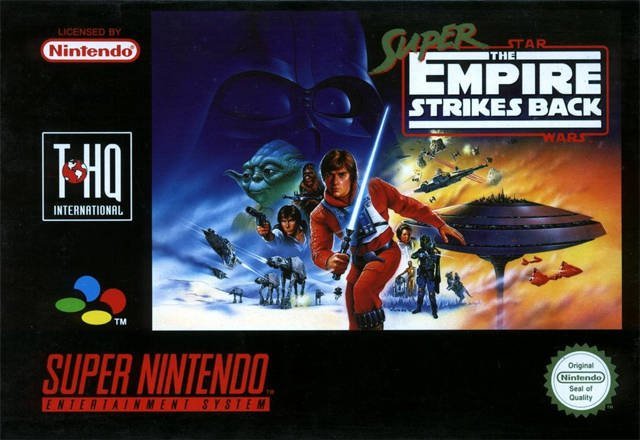 The coverart image of Super Star Wars - The Empire Strikes Back