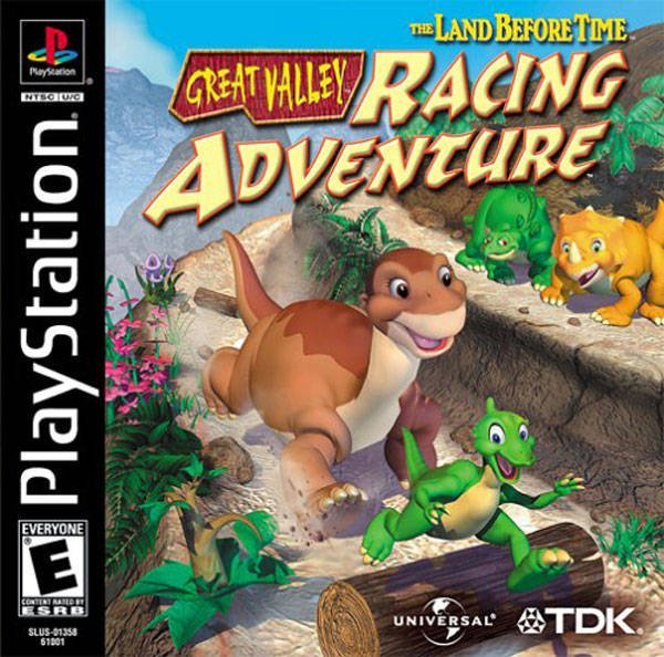 The coverart image of The Land Before Time: Great Valley Racing Adventure