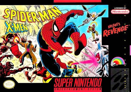 The coverart image of Spider-Man and the X-Men in Arcade's Revenge