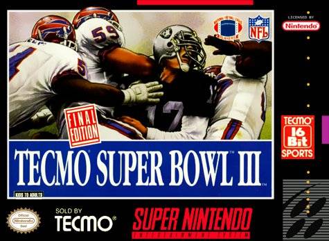 The coverart image of Tecmo Super Bowl III - Final Edition 