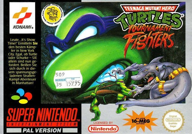 The coverart image of Teenage Mutant Hero Turtles - Tournament Fighters