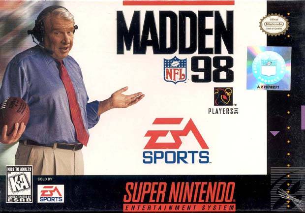The coverart image of Madden NFL '98 