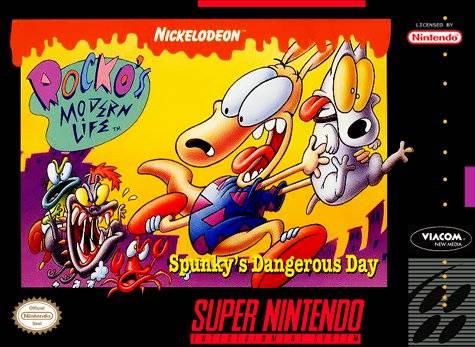 The coverart image of Rocko's Modern Life - Spunky's Dangerous Day