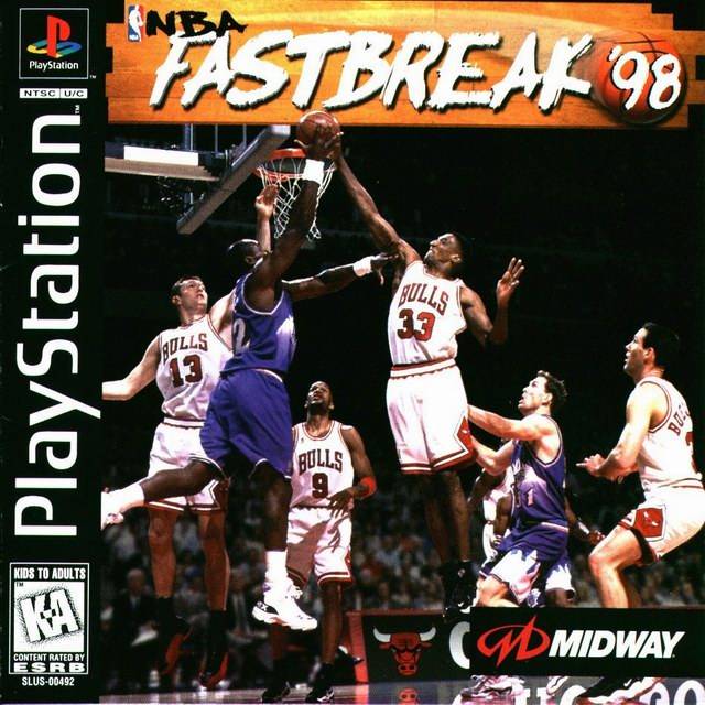 The coverart image of NBA Fastbreak '98