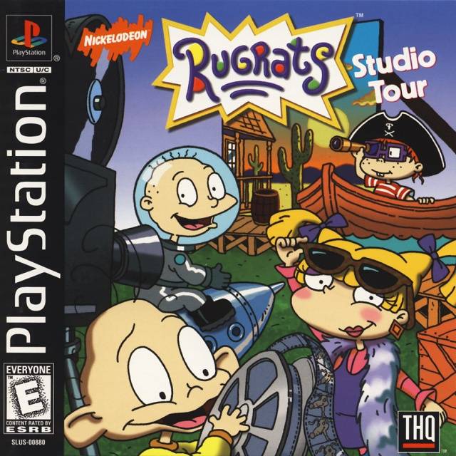 The coverart image of Rugrats Studio Tour