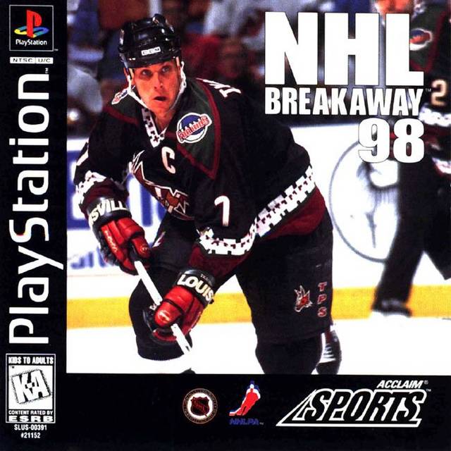 The coverart image of NHL Breakaway '98