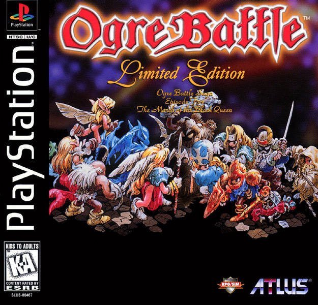 The coverart image of Ogre Battle: The March of the Black Queen