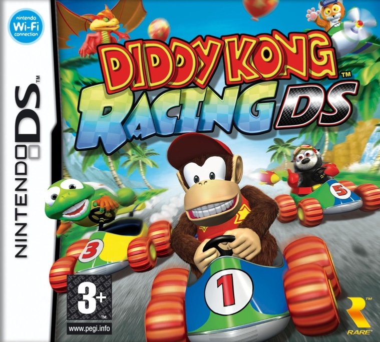 The coverart image of Diddy Kong Racing DS