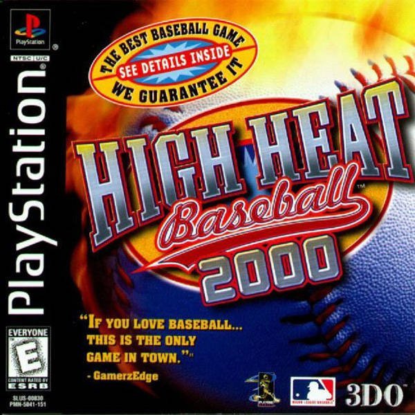 The coverart image of High Heat Baseball 2000