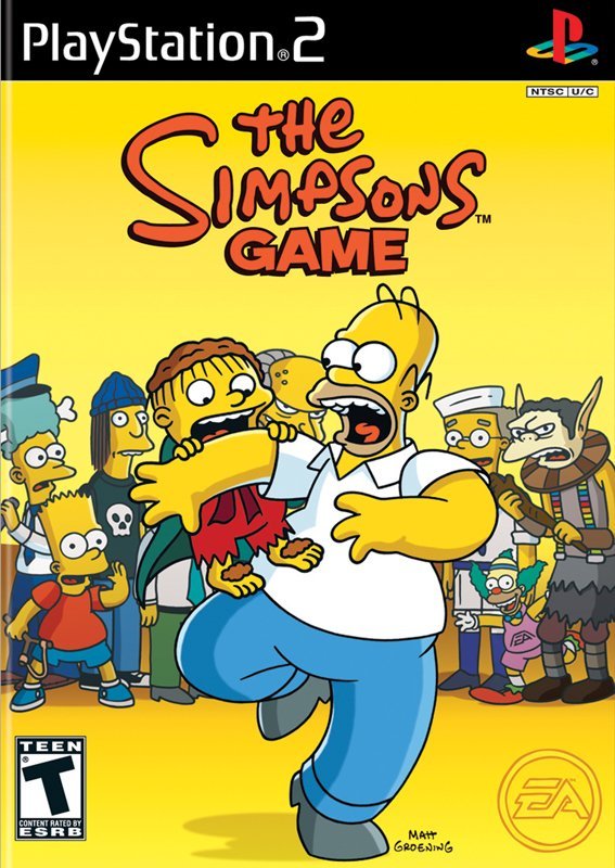 The coverart image of The Simpsons Game