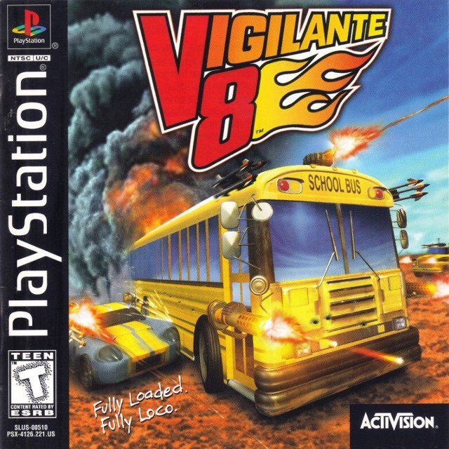 The coverart image of Vigilante 8