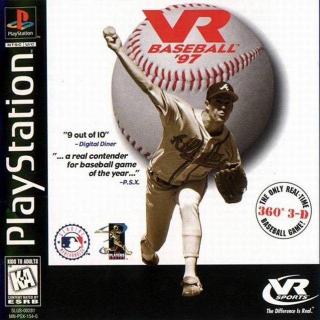 The coverart image of VR Baseball '97