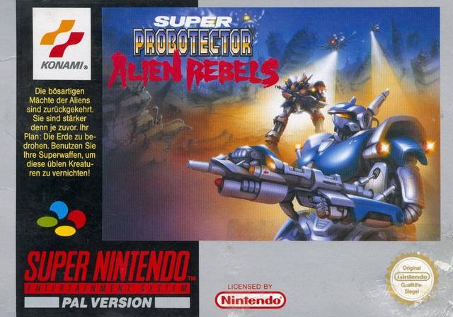 The coverart image of Super Probotector: Alien Rebels