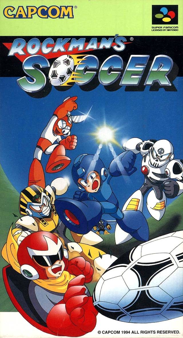 The coverart image of Rockman's Soccer 