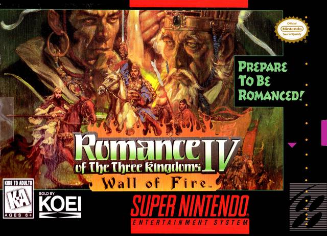 The coverart image of Romance of the Three Kingdoms IV - Wall of Fire 