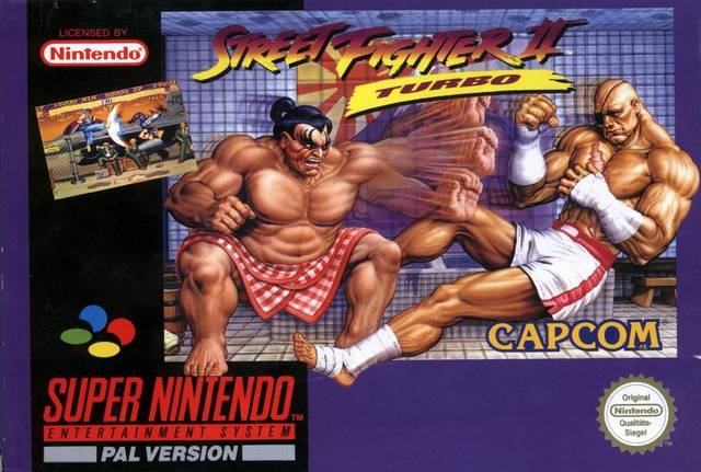 The coverart image of Street Fighter II Turbo - Hyper Fighting