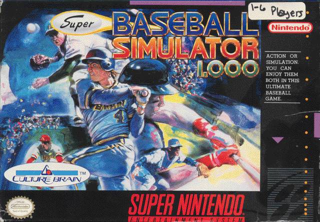 The coverart image of Super Baseball Simulator 1.000