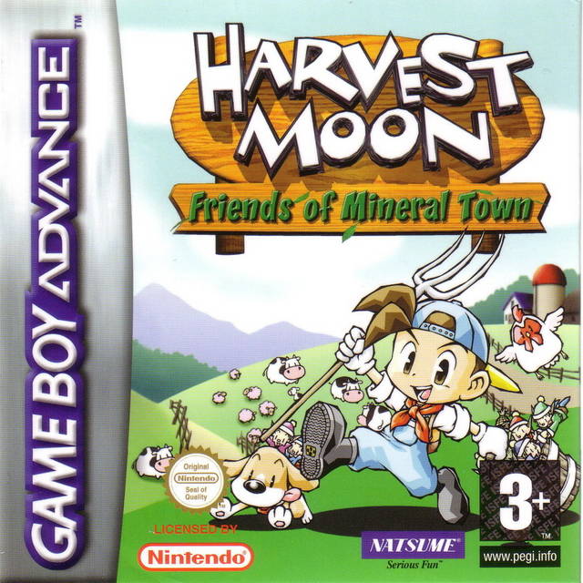The coverart image of Harvest Moon - Friends of Mineral Town
