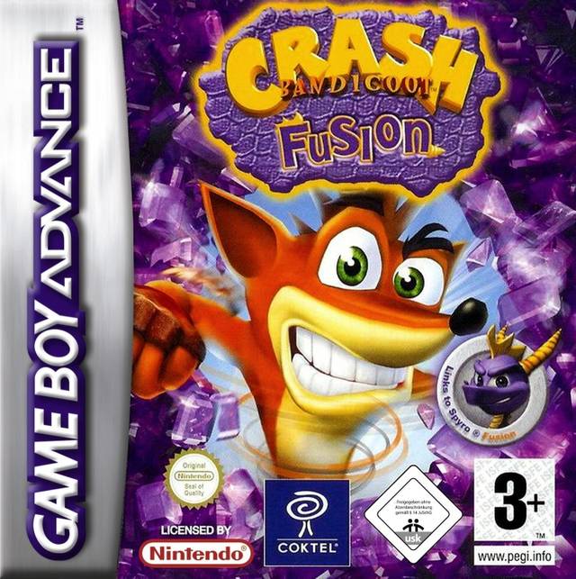 The coverart image of Crash Bandicoot Fusion 