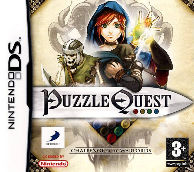 The coverart image of Puzzle Quest - Challenge of the Warlords 