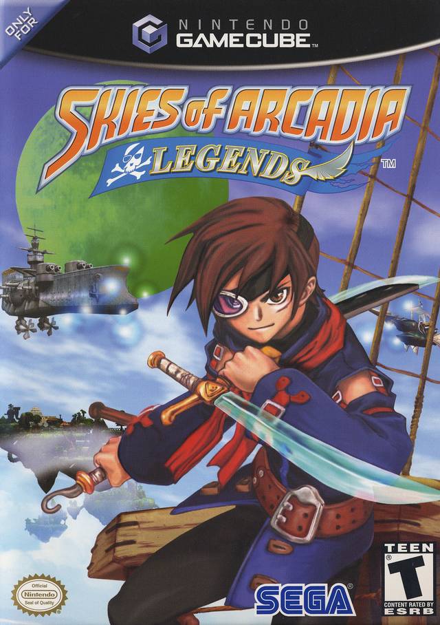 The coverart image of Skies of Arcadia Legends