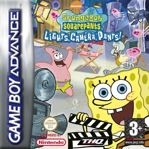 The coverart image of Spongebob SquarePants: Lights, Camera, Pants!