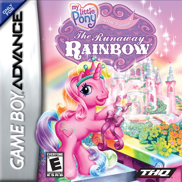 The coverart image of My Little Pony Crystal Princess - The Runaway Rainbow 