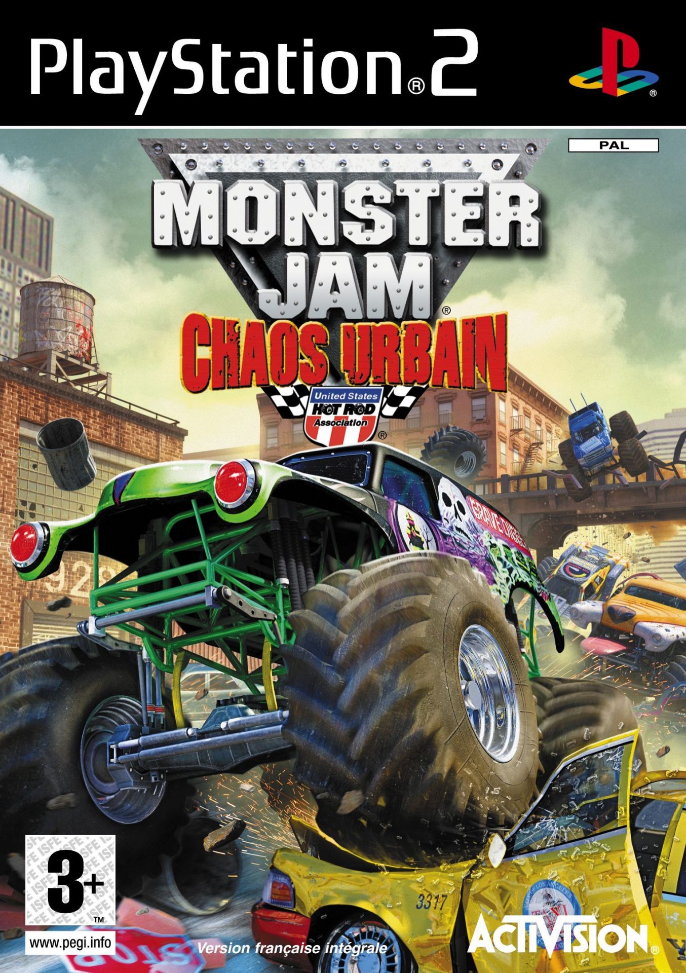 The coverart image of Monster Jam: Urban Assault