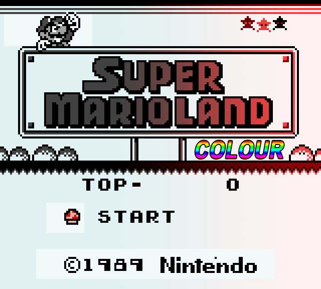 The coverart image of Super Mario Land Colour (Hack)