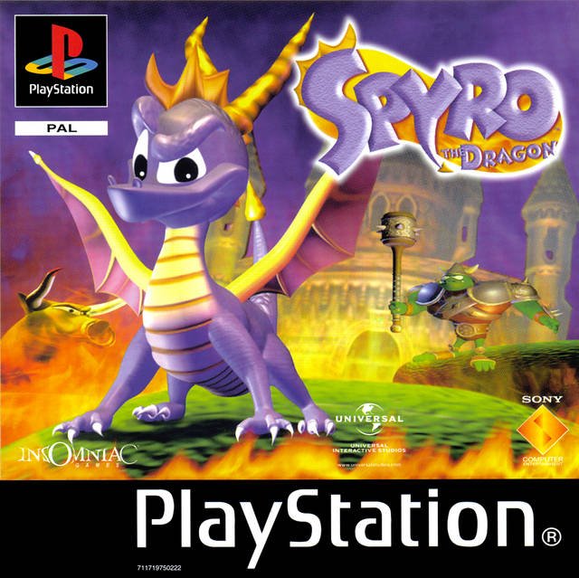 The coverart image of Spyro the Dragon