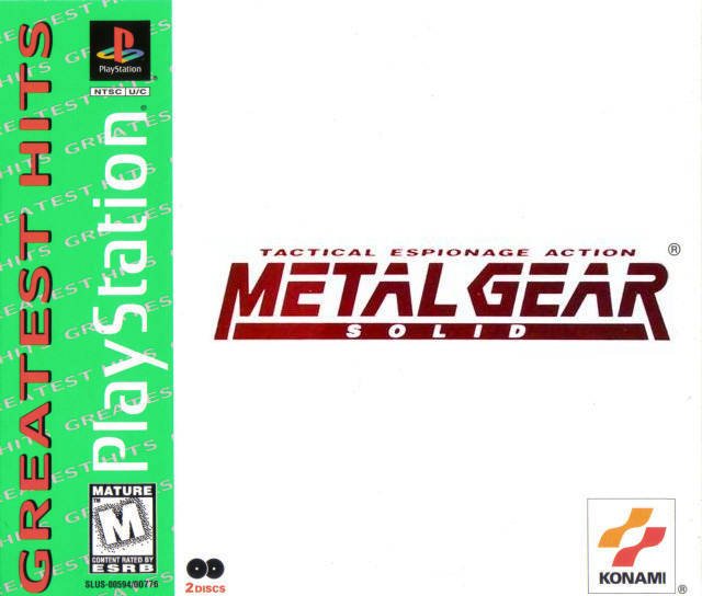 The coverart image of Metal Gear Solid [Greatest Hits]
