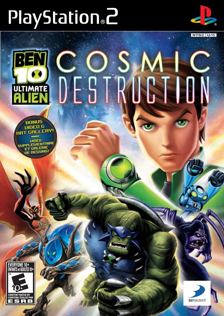 The coverart image of Ben 10 Ultimate Alien: Cosmic Destruction