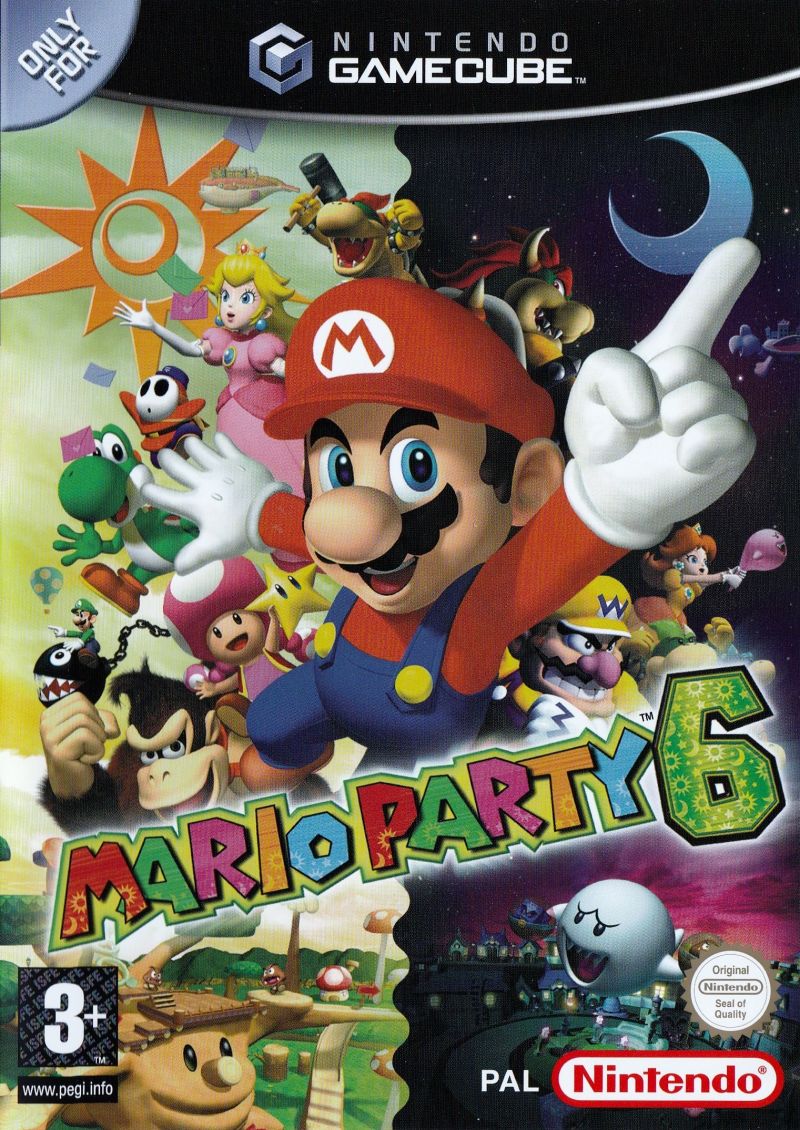 The coverart image of Mario Party 6