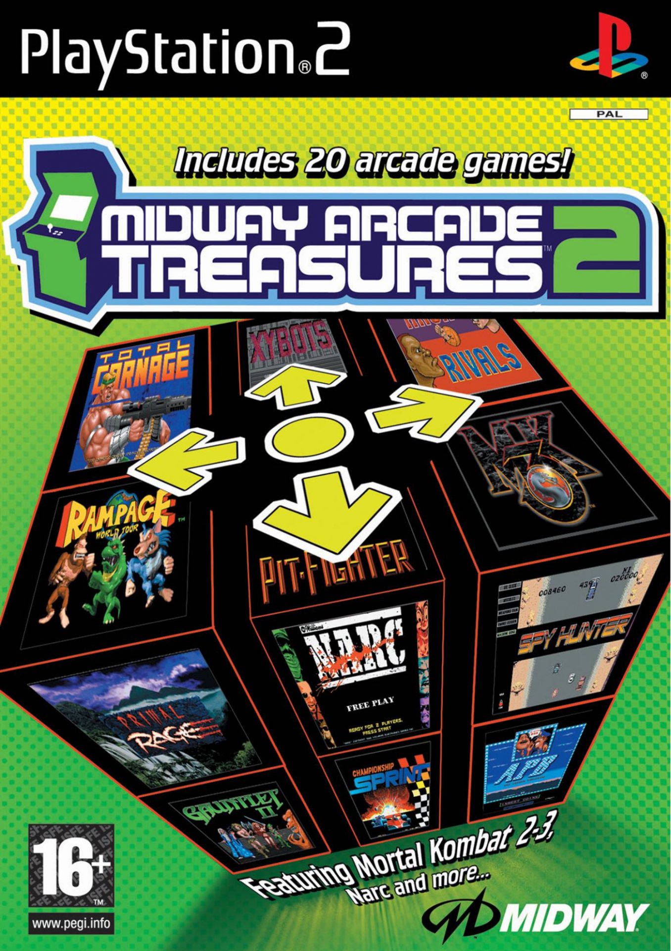 The coverart image of Midway Arcade Treasures 2