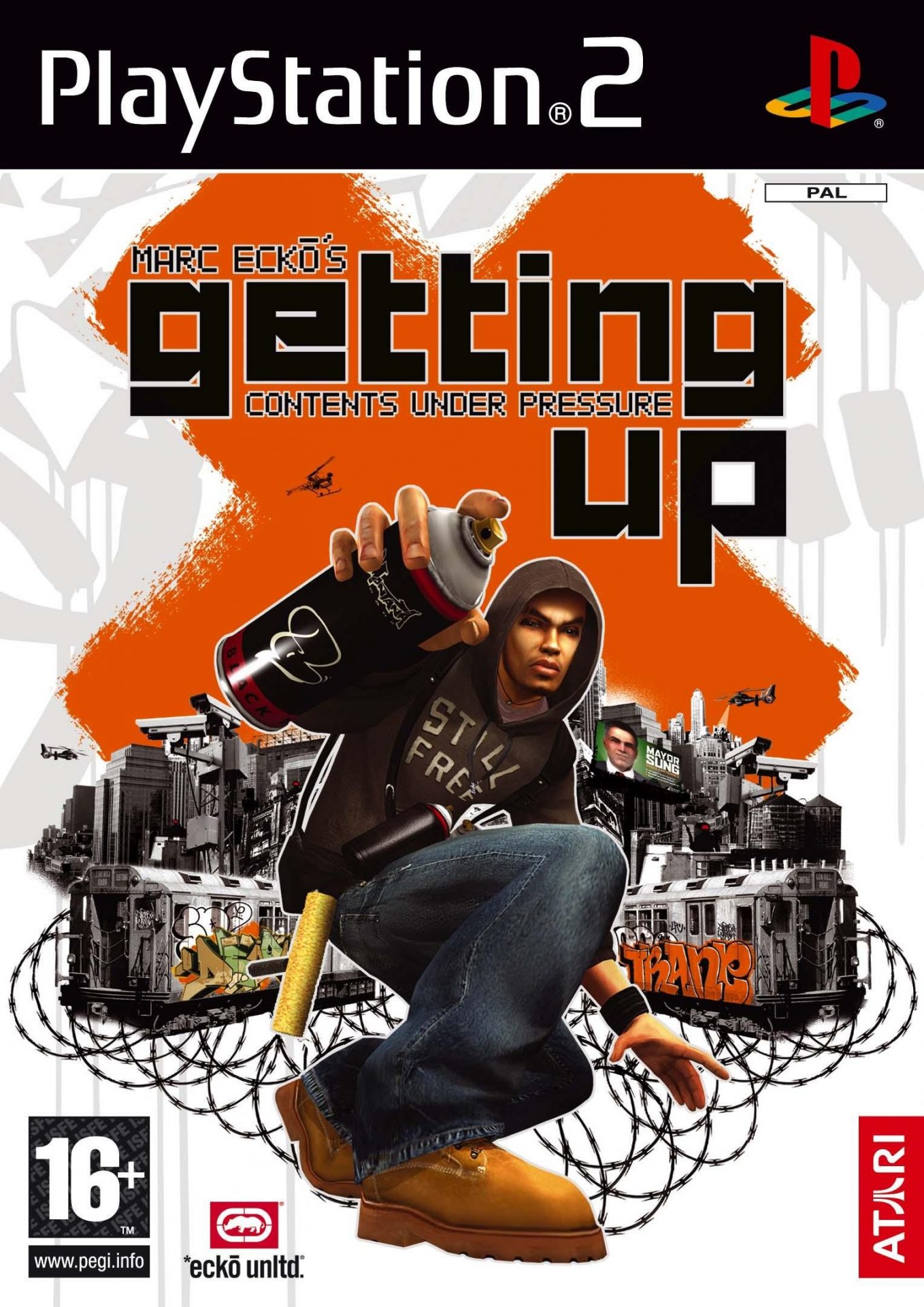 The coverart image of Marc Ecko's Getting Up: Contents Under Pressure