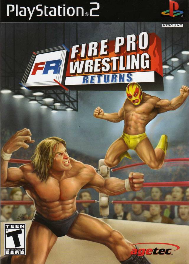 The coverart image of  Fire Pro Wrestling Returns