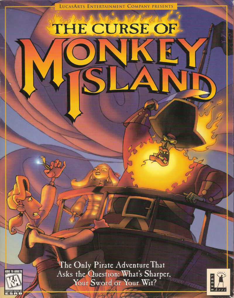 The coverart image of The Curse of Monkey Island