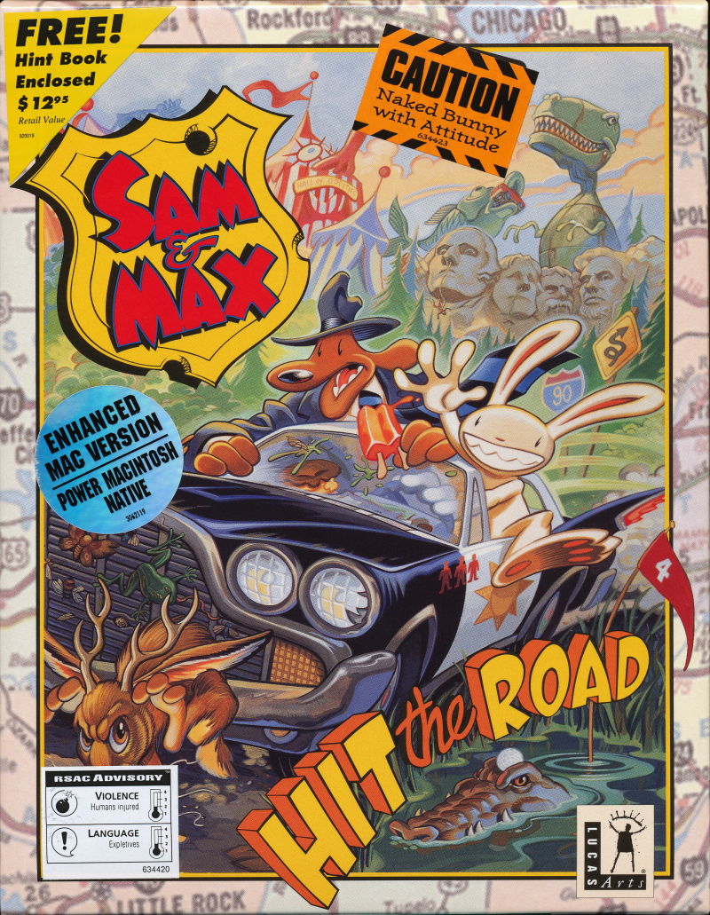 The coverart image of Sam & Max Hit the Road