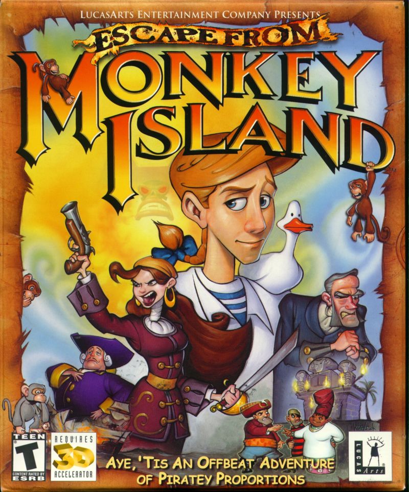 The coverart image of Escape from Monkey Island
