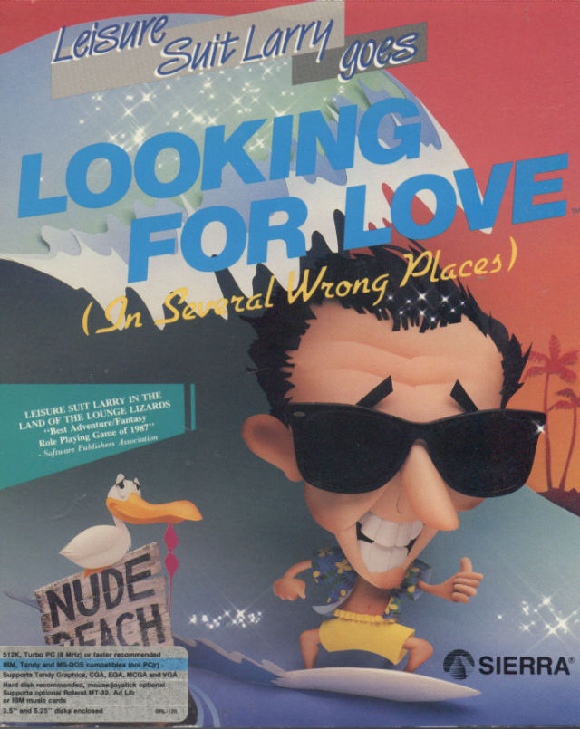 The coverart image of Leisure Suit Larry 2: Goes looking for Love (In Several Wrong Places)