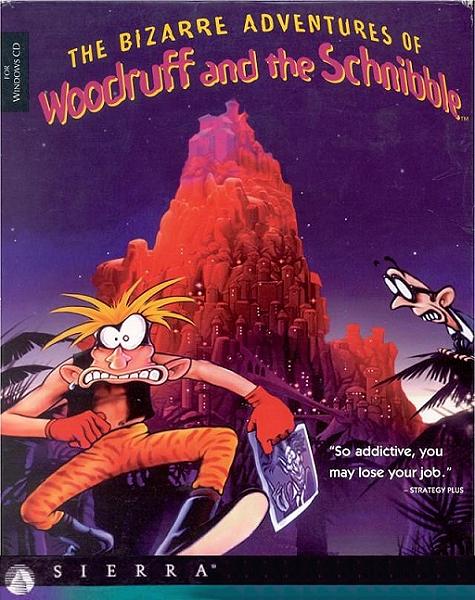 The coverart image of The Bizarre Adventures of Woodruff and the Schnibble