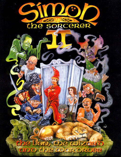 The coverart image of Simon the Sorcerer II: The Lion, the Wizard and the Wardrobe