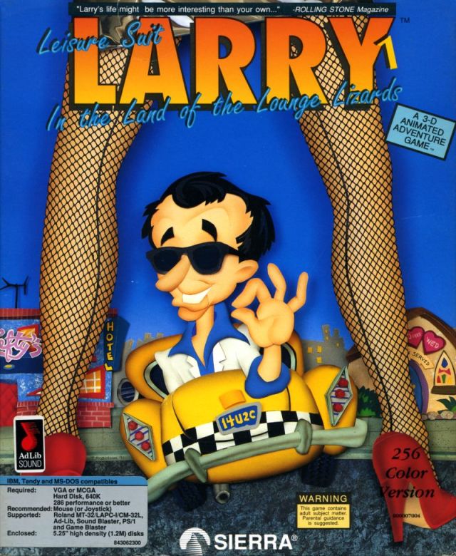 The coverart image of  Leisure Suit Larry 1: In the Land of the Lounge Lizards