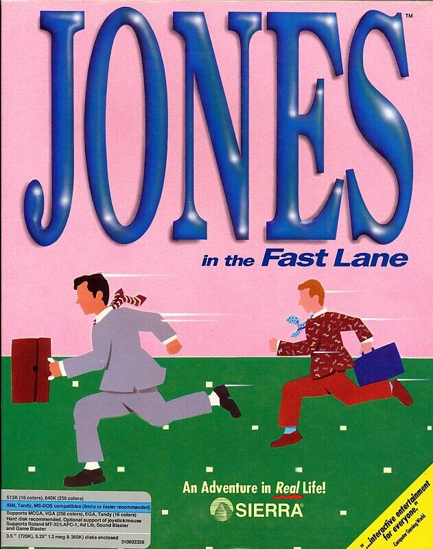 The coverart image of Jones in the Fast Lane