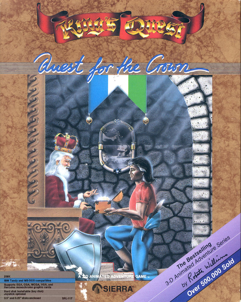 The coverart image of King's Quest: Quest for the Crown