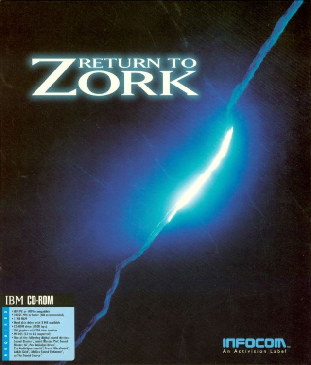 The coverart image of Return to Zork