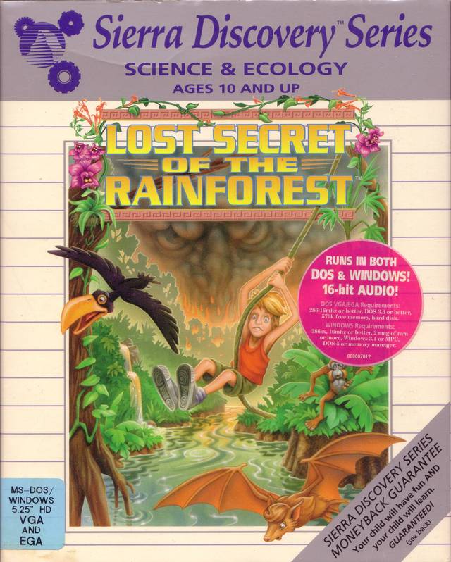The coverart image of EcoQuest 2: Lost Secret of the Rainforest