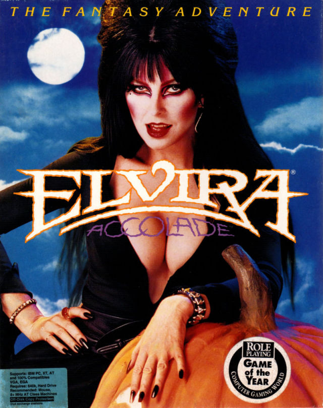 The coverart image of Elvira: Mistress of the Dark