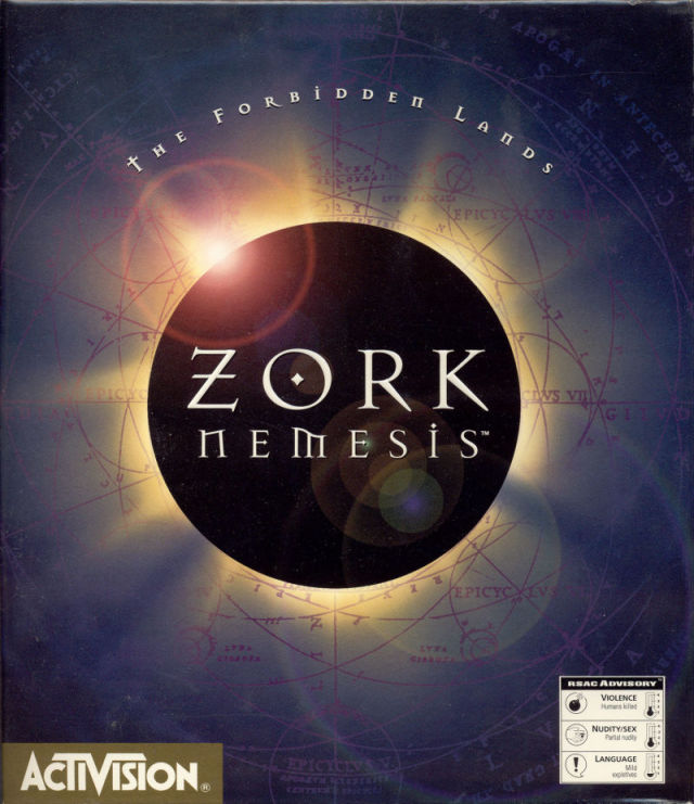The coverart image of Zork Nemesis: The Forbidden Lands